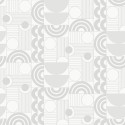 Borastapeter|Papier peint moderne blanc métallisé brillant|Papier Peint