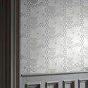 Borastapeter|Tapete modern weiß metallisch glänzend|Tapeten