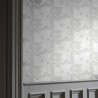 Borastapeter|Tapete modern weiß metallisch glänzend|Tapeten