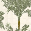Borastapeter|Wallpaper beige green Copacabana palms|Wallpaper