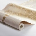 Borastapeter|Wallpaper metallic golden dusty pink palms|Wallpaper