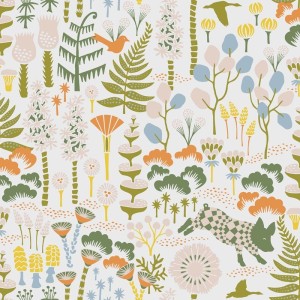 Grandeco|Romantic extra-large flowers taupe and pink wallpaper|Floral