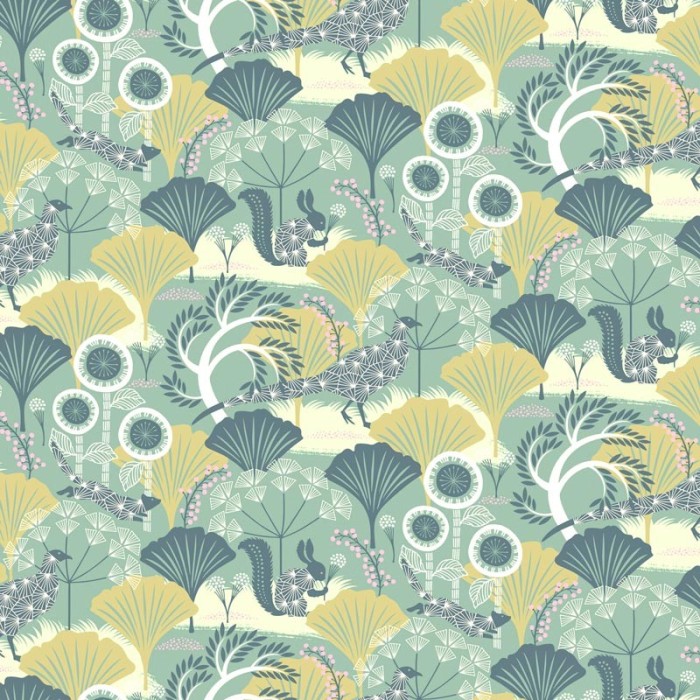 Borastapeter|Papel pintado animales bosque mágico|Papel Pintado