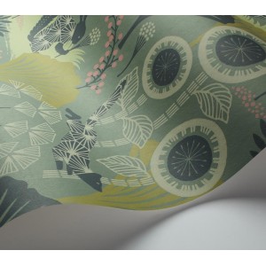 Casamance|Exklusive Tapete Palmblätter gold-schwarz edles Design|Tapeten 2