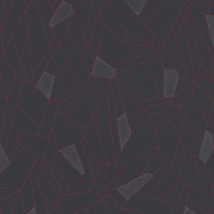 Papeldecor|Papel pintado flores pequeñas metalizado rojo y dorado|Papel Pintado