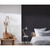 As Creation|Modern geometric black Wallpaper, metallic detail|Wallpaper
