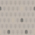 As Creation|Wallpaper geometric Art Deco beige and metallics|Art Deco