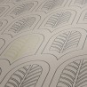 Papel Pintado geométrico Art Decó beige y metalizados - As Creation New Life 376832
