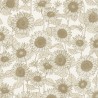 As Creation|Wallpaper with a white and beige sunflower pattern|Vintage Flowers
