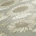 As Creation|Tapete mit sonnenblumengemustert in pastellgrünen Tönen|Vintage Blumen