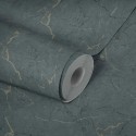 As Creation|Tapete blau mit metallisierten Riss-Effekten|Tapeten
