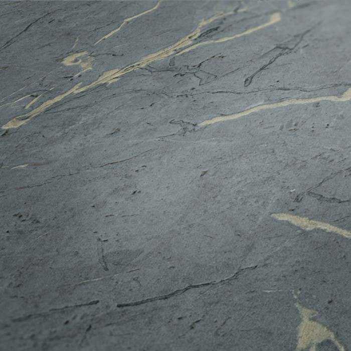 As Creation|Blue wallpaper with a metallic crackle wall effect|Wallpaper