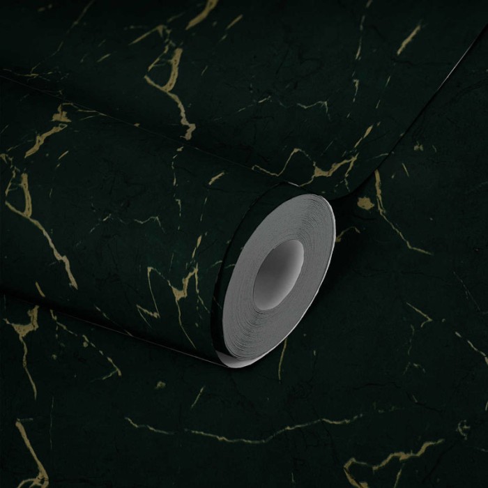 As Creation|Turquoise green wallpaper with an aged wall effect|Wallpaper