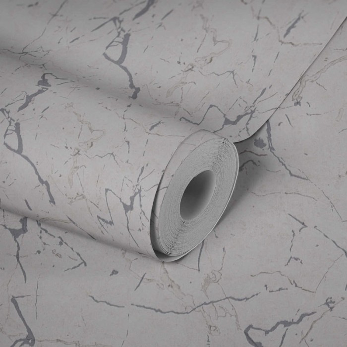 As Creation|Papier Peint industriel gris avec des détails métallisés|Papier Peint