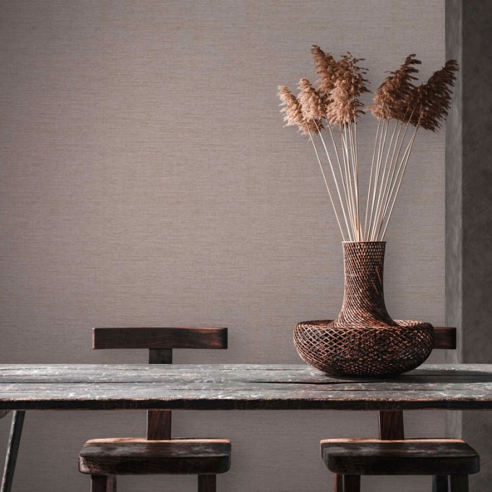 As Creation|Tapete zerknittert hellbraun, mit metallischen Details|Tapeten