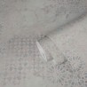 As Creation|Wallpaper mosaic of aged gray and violet tiles|Wallpaper