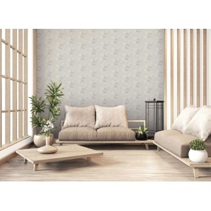 Rasch|Wallpaper vertical stripes nacre and beige elegant|Wallpaper 2