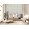 As Creation|Wallpaper oriental motifs in metallic gray and silver|Wallpaper