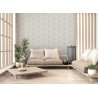 As Creation|Wallpaper oriental motifs in metallic gray and silver|Wallpaper