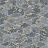 As Creation|Papier Peint imitant le marbre gris, formes géométriques|Papier Peint