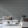 As Creation|Tapete, das grauen Marmor imitiert, geometrische Formen|Tapeten