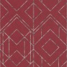As Creation|Modern red geometric figures wallpaper|Wallpaper