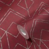 As Creation|Modern red geometric figures wallpaper|Wallpaper