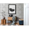 Papeldecor|Papier Peint baroque ornemental blanc et argent|Papier Peint