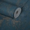 Papeldecor|Papier Peint baroque ornemental bleu|Papier Peint