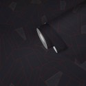 Papeldecor|Black geometric Wallpaper with metallic details|Wallpaper