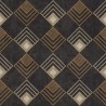 Papeldecor|Moderne Tapete mit schwarzen oder metallisch braunen Rauten|Tapeten
