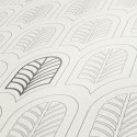 Papeldecor|Papel Pintado geométrico blanco y gris, estilo moderno|Papel Pintado