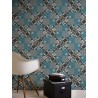 Papeldecor|Wallpaper blue mosaic-style tiles|Wallpaper