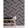 Papeldecor|Wallpaper modern mosaic hydraulic tiles|Wallpaper