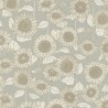 Papeldecor|Papier Peint floral tournesols vert tons pastel|Papier Peint