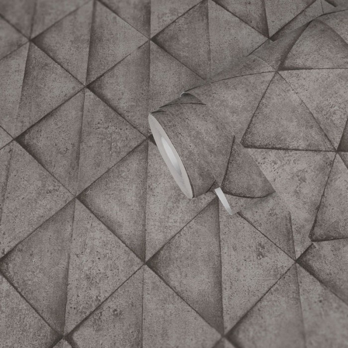 Papeldecor|Papier Peint béton décoratif gris, style industriel|Papier Peint