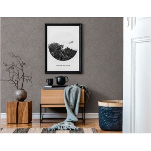 Caselio|Brown and gold textured wall effect wallpaper|Stucco Imitation 2