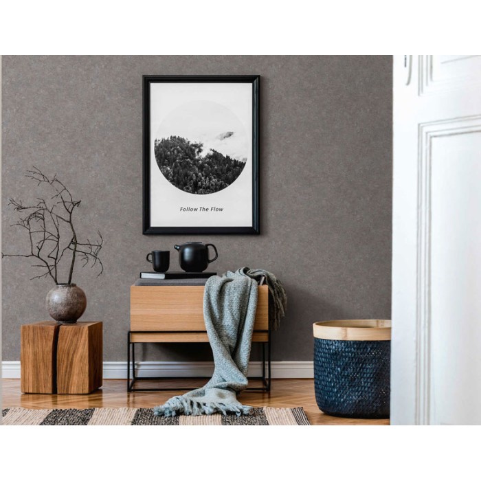 Papeldecor|Papier Peint effet béton gris et marron|Papier Peint
