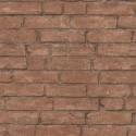 Papeldecor|Wallpaper brown exposed brick|Brick Imitation