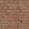 Papeldecor|Papel pintado ladrillo marrón caravista|Imitacion Ladrillo