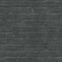 Papeldecor|Papier Peint brique noire apparente|Imitation Brique