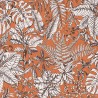 Papeldecor|Papier Peint floral tropical orange|Papier Peint