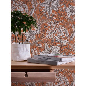 Papeldecor|Papier peint moderne rayures bleues et grises effet 3D|Papier Peint 2