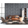 Papeldecor|Wallpaper modern gray floral|Wallpaper