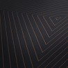 Papeldecor|Moderner metallischer Tapete in Schwarz und Kupfer|Tapeten