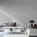 Papeldecor|Industrial wallpaper with a gray wall effect|Wallpaper