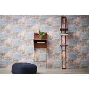 Papeldecor|Papier Peint floral plantes sauvages bleu|Papier Peint 2