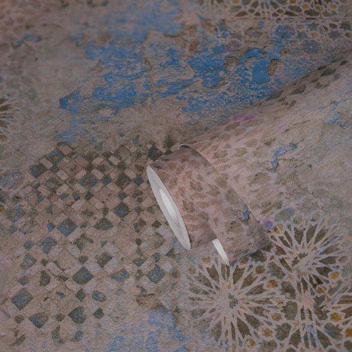 Papeldecor|Wallpaper aged mosaic effect|Wallpaper