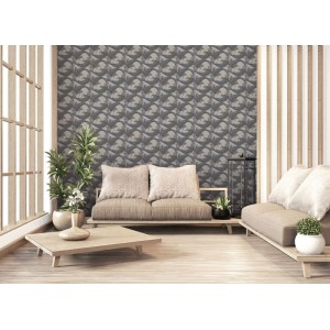 Papeldecor|Wallpaper green mat fibre|Wallpaper 2