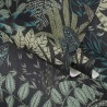 Papeldecor|Modern green and black floral Wallpaper|Wallpaper